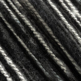 Black, Gray and White Striated Novelty Chunky Knit