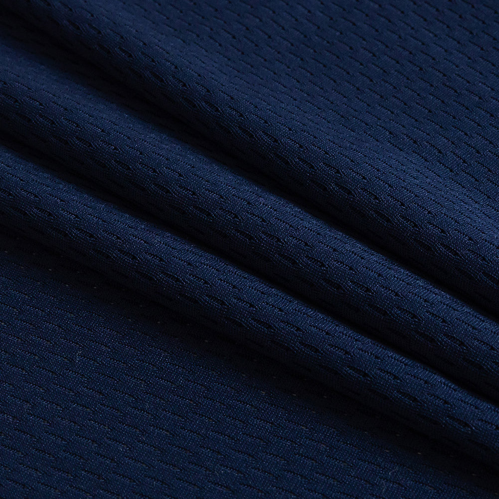 Navy Coolmax Wicking Athletic Mesh