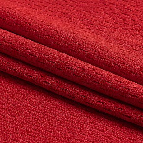 Red Coolmax Wicking Athletic Mesh