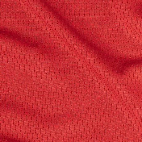 Red Coolmax Wicking Athletic Mesh