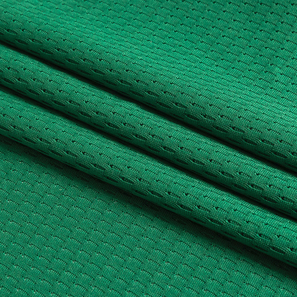 Green Coolmax Wicking Athletic Mesh