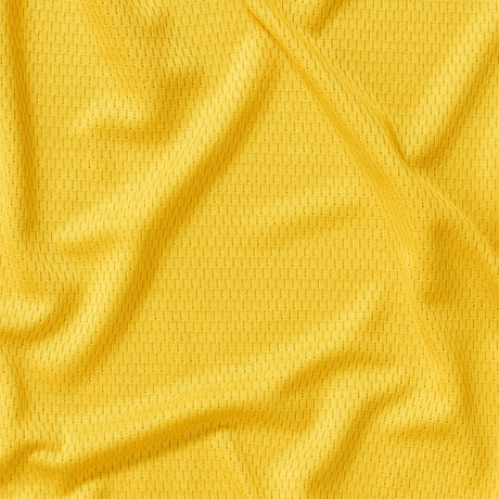 Yellow Coolmax Wicking Athletic Mesh
