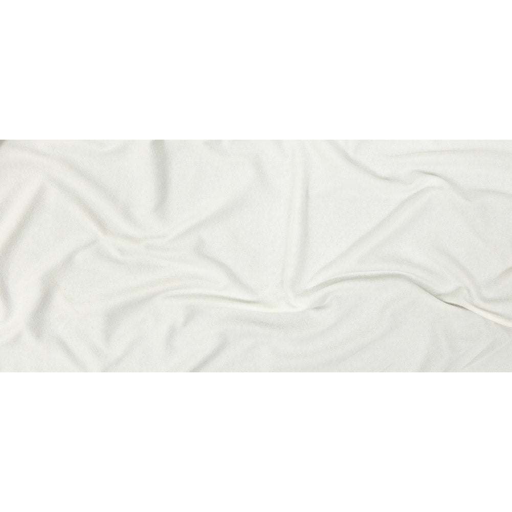 Cloud Dancer Brushed Polyester Jersey