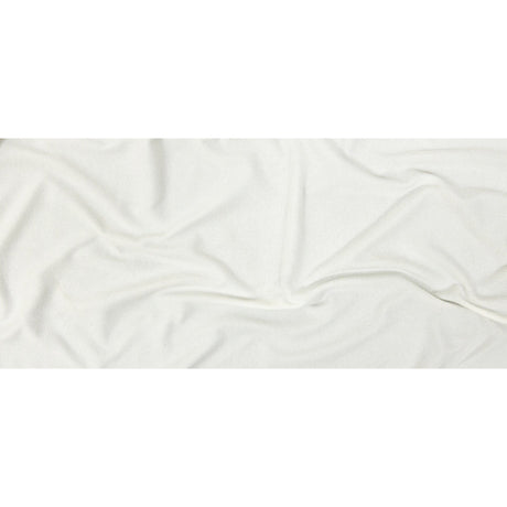 Cloud Dancer Brushed Polyester Jersey