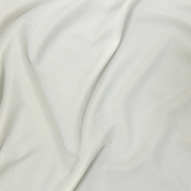 Cloud Dancer Brushed Polyester Jersey