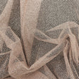 Tulle with Metallic Platinum Glitter - Dusty Rose - Platina Collection