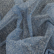 Tulle with Metallic Platinum Glitter - Royal Sax Blue - Platina Collection