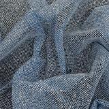 Tulle with Metallic Platinum Glitter - Royal Sax Blue - Platina Collection