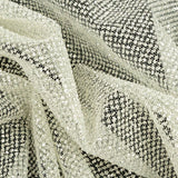 Tulle with Metallic Platinum Glitter - Clearly Aqua - Platina Collection