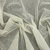 Tulle with Metallic Platinum Glitter - Clearly Aqua - Platina Collection