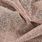 Tulle with Metallic Platinum Glitter - Dark Dusty Rose - Platina Collection