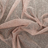 Tulle with Metallic Platinum Glitter - Dark Dusty Rose - Platina Collection