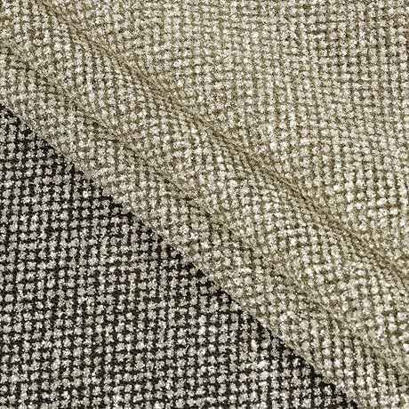 Tulle with Metallic Platinum Glitter - Khaki Green - Platina Collection