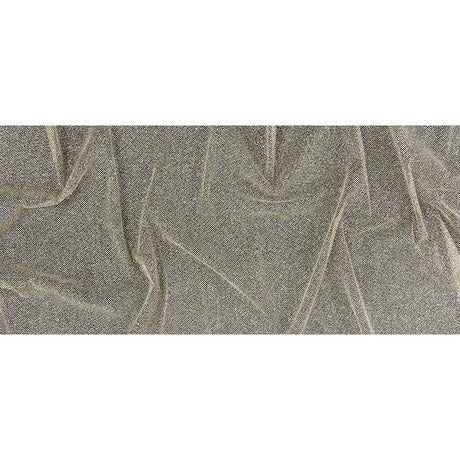 Tulle with Metallic Platinum Glitter - Khaki Green - Platina Collection