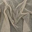 Tulle with Metallic Platinum Glitter - Caramel - Platina Collection