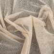 Tulle with Metallic Platinum Glitter - Salmon - Platina Collection