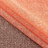 Tulle with Metallic Platinum Glitter - Neon Orange - Platina Collection
