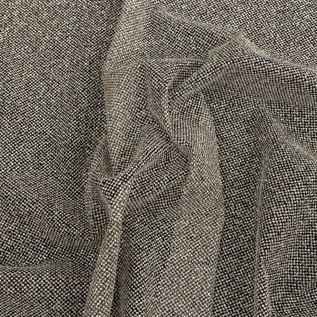 Tulle with Metallic Platinum Glitter - Brown - Platina Collection