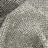 Tulle with Metallic Platinum Glitter - Nine Iron - Platina Collection
