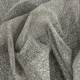 Tulle with Metallic Platinum Glitter - Nine Iron - Platina Collection