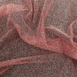 Tulle with Metallic Platinum Glitter - Red - Platina Collection