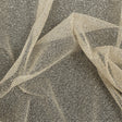 Tulle with Metallic Platinum Glitter - Champagne - Platina Collection