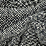 Tulle with Metallic Platinum Glitter - Navy Blue - Platina Collection