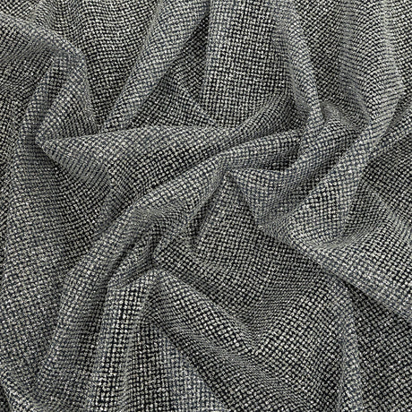 Tulle with Metallic Platinum Glitter - Navy Blue - Platina Collection