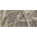 Tulle with Metallic Platinum Glitter - Mink - Platina Collection