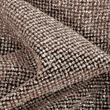 Tulle with Metallic Platinum Glitter - Claret - Platina Collection