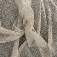 Tulle with Metallic Platinum Glitter - Golden Eagle - Platina Collection