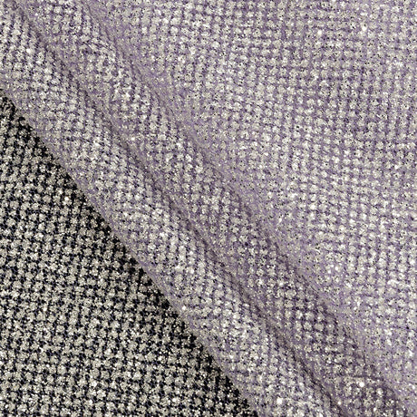 Tulle with Metallic Platinum Glitter - Hocus Pocus - Platina Collection