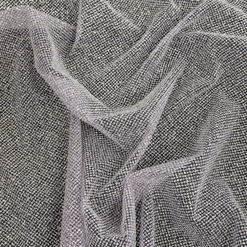 Tulle with Metallic Platinum Glitter - Hocus Pocus - Platina Collection