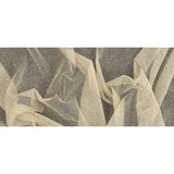 Tulle with Metallic Platinum Glitter - Light Caramel - Platina Collection