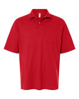 JERZEES® Men’s Dri-Power Polo with Pocket Moisture Wicking Performance T-Shirt