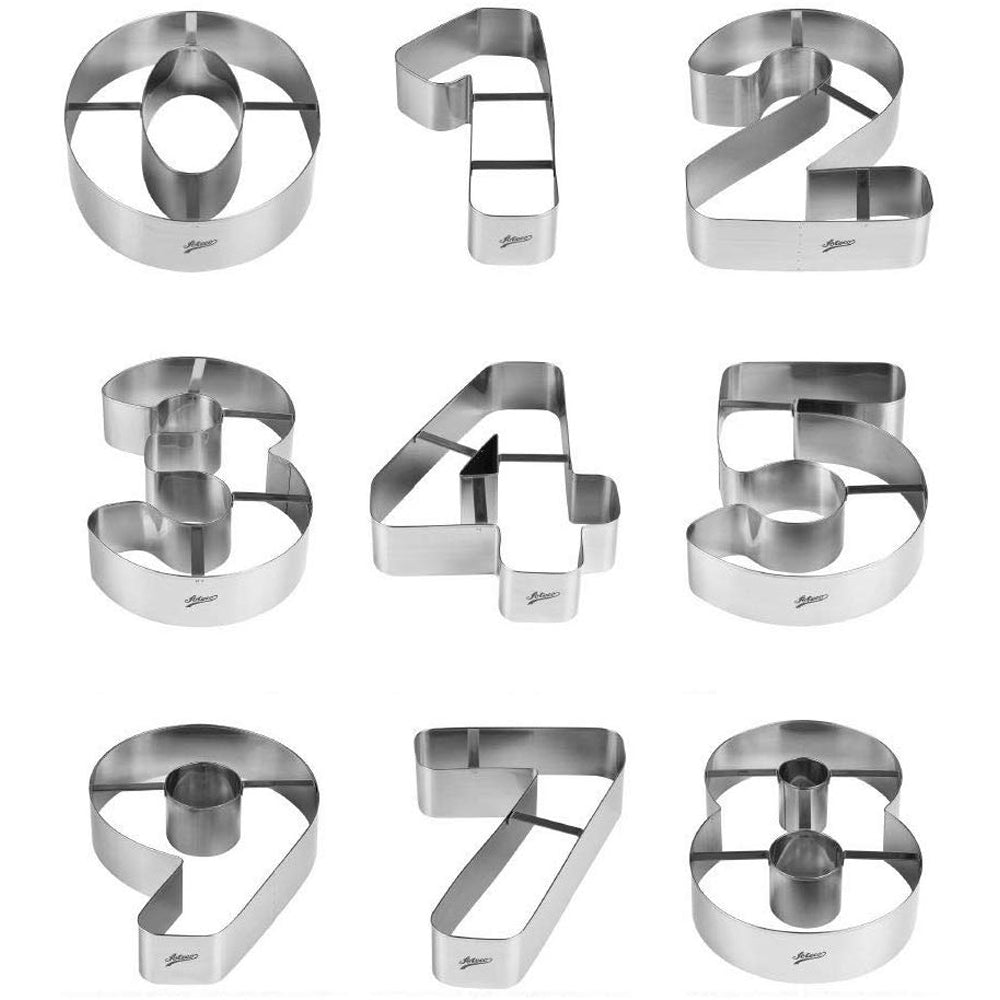 Ateco Number 0 Large Cake Cookie Cutter, 8" x 10-3/4" x 2-1/8" High