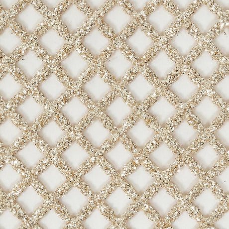 Guipure Lace with Glitter - Champagne Diamonds