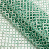 Guipure Lace with Glitter - Water Green Diamonds