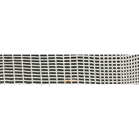 Guipure Lace with Glitter - Off-White Gradient Rectangles