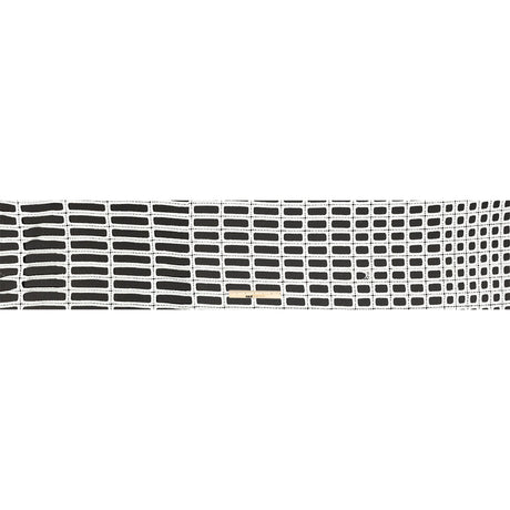 Guipure Lace with Glitter - White Gradient Rectangles