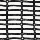 Guipure Lace with Glitter - Black Gradient Rectangles