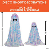 32 1/4" Short Disco Mosaic Ghost Halloween Decoration