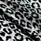 Sassy Cat Polyester Spandex Fabric - Leopard Hologram, Red/Black, Silver/Black, Gold/Black, Turquoise/Black, 58/60" Width (1 Yard)