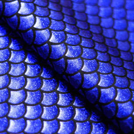Mermaid Hologram Nylon Spandex Fabric - Assorted Colors Hologram Mermaid Fish-Scale, 58/60" Width (1 Yard)