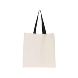 Contrast-Color Handle Tote