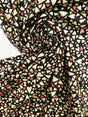 Printed Polyester Twill Beige Pink