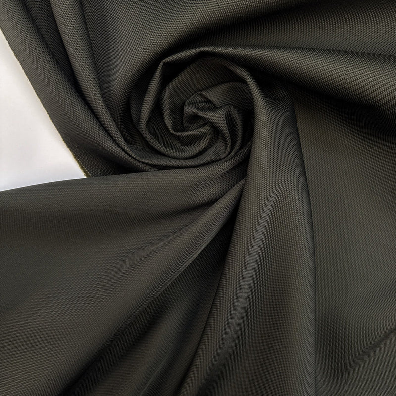 Wool Blend Jacquard Fabric Brown