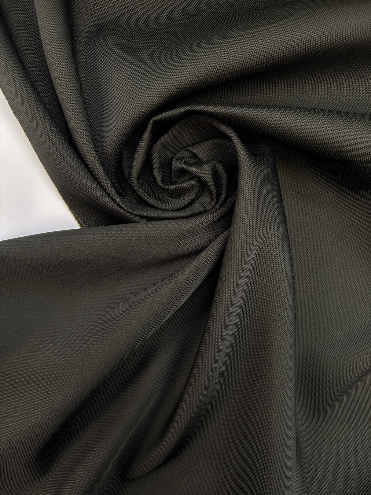 Wool Blend Jacquard Fabric Brown