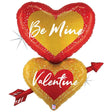 Valentine Heart Arrow Foil Balloon