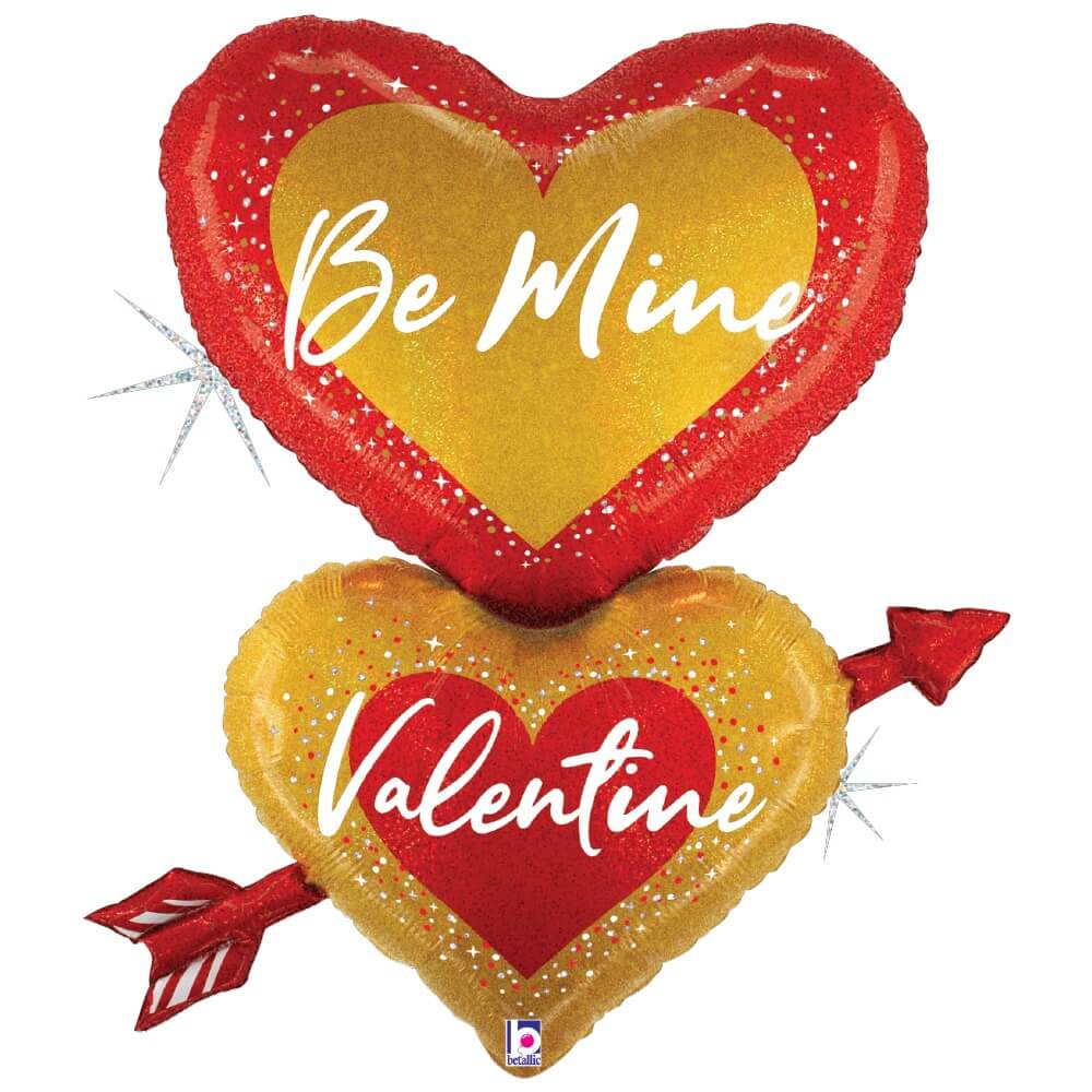 Valentine Heart Arrow Foil Balloon
